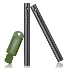 Ferro Rod Fire Starter 2 Pack Thick Fire Steel Lanyard Hole Camping Hiking Survi