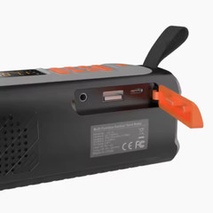 Portable 4500mah Power Bank Solar Flashlight Emergency NOAA AM FM SW Weather
