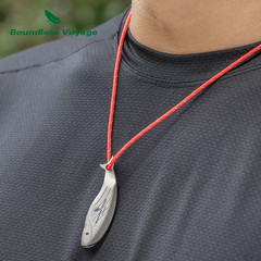 Titanium Survival Whistle Compact Emergency Safety Whistle Rust-Proof Whistles f