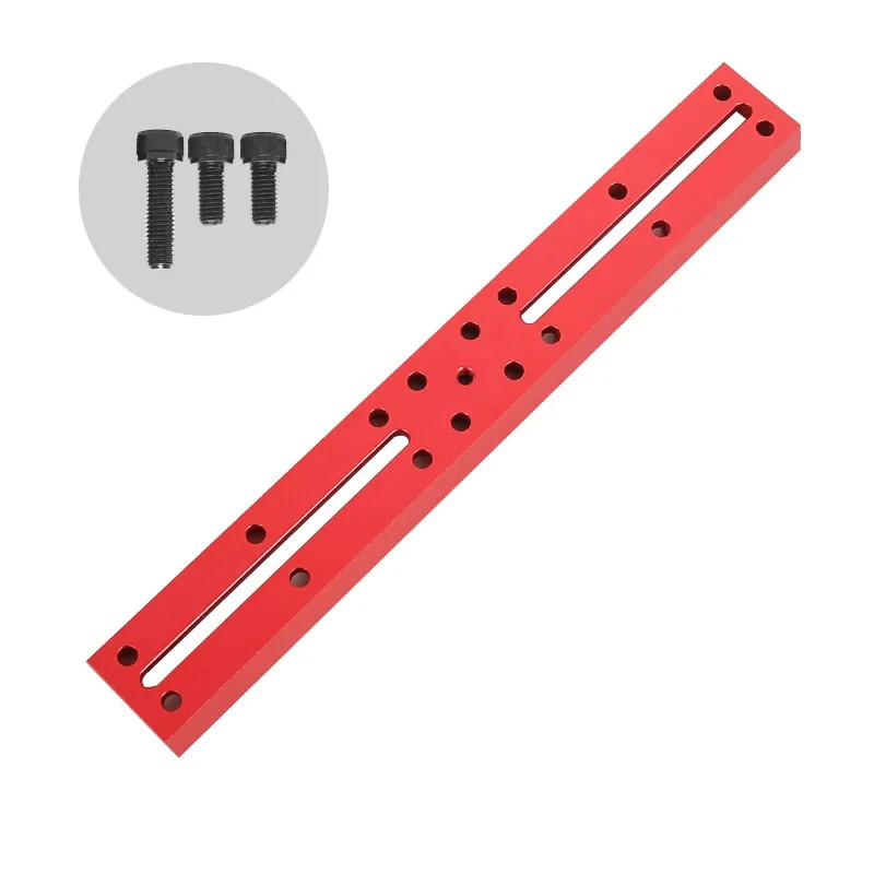 Dovetail plate for astronomical equipment, large size plate with screws, 300mm w