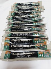 Cyalume ChemLight Tactical Light 12 Sticks Military Glow Green 6 Hrs Emergency