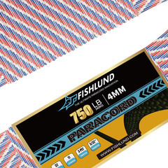 750Lb Paracord, 4Mm 11 Strand Parachute Cord, Heavy Duty Nylon Paracord Rope for
