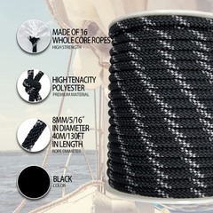 5/16″ Accessory Cord Rope High Strength Utility Paracord 8mm Reflective Parac…