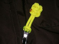 10 Lot 550 Paracord Zipper Pull / KeyChains ~2.5″ – Mixed Colors (Qty-10 pulls)