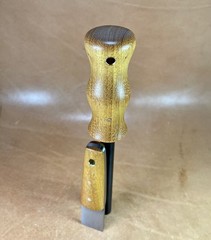 Bushcraft Camping Survival Firesteel Ferro Rod Osage Orange Striker Scraper Set