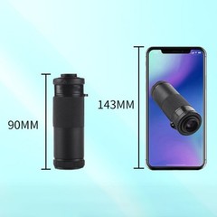 Portable Monocular Telescope with Phone Clip for Clear Vision and Easy Focus
