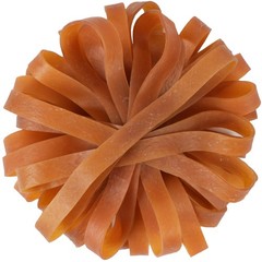 Rubber Bands Large Wide 6.5inch 35pcs Natural color of rubber