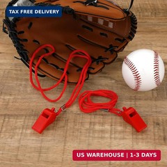 Whistle, 2 Packs Whistle for Coaches, Coach Whistles with Lanyard, Plastic Whist