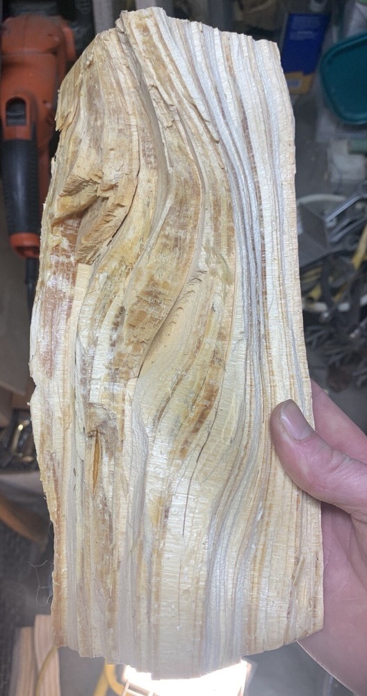 Pure Fatwood Log 2 lb 1.2 oz Sticky HardPine Heartwood Pitchwood Fire Lighters