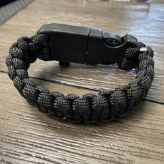 Survival Multifunctional Paracord Bracelet with Compass Fire Starter and Whistle