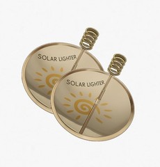 2 Solar Lighter Outdoor Fire Camping Waterproof Windproof Fire Starters Survival