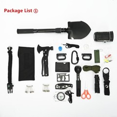 Emergency Survival Kit with Survival Gear tools first aid for backpack bag