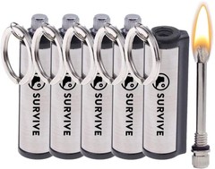 Permanent Match Fire Starter 5 Pack Metal