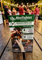 TIKI BiteFighter Mosquito Repellent For String Lights Sealed 12 Hour 110 sq ft