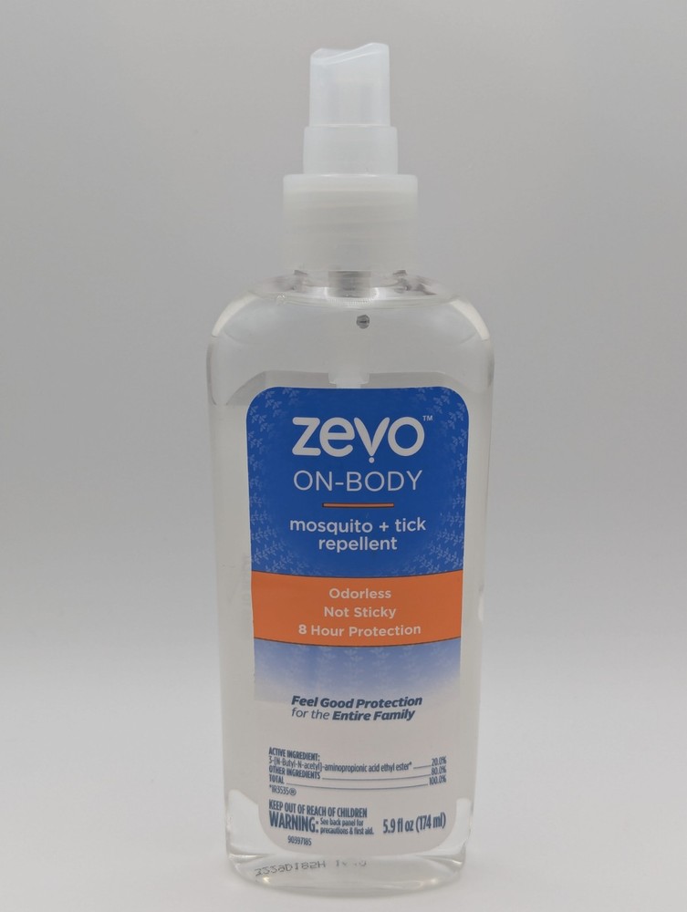 (1) Zevo On Body Mosquito & Tick Repellent Bug Spray 5.9 fl. oz *BRAND NEW*