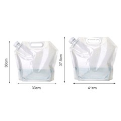 5L 10L Water & drinks Storage Folding Bag For Outdoor Camping Hiking
