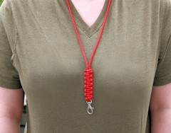 Paracord Neck Lanyard with Safety – over 50 colors