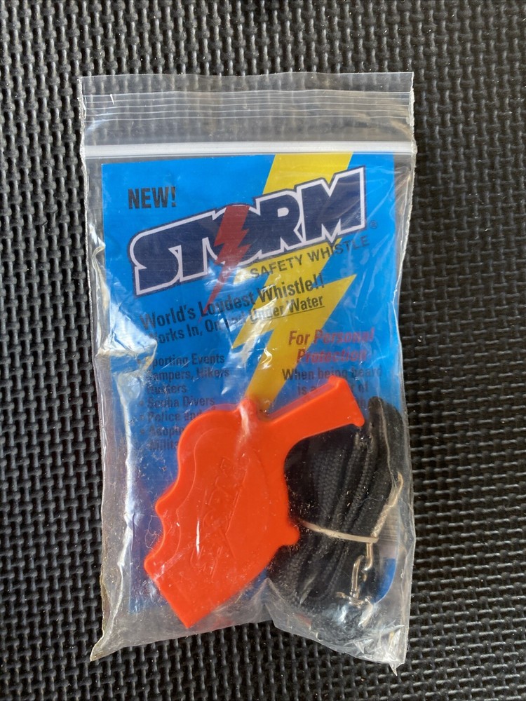 Storm Safety Whistle, Worlds Loudest Whistle, Orange …