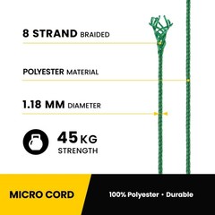 Micro Cord 1.18mm Paracord Cord Rope 30m Spool for Bracelet, Dog Collar, …