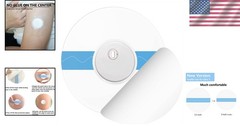 Transparent Waterproof Adhesive Patches for Libre 3 – 50 Count Overpatch Set