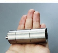 Titanium 3 Groups Storage Case Capsule Seal Container Keychain Outdoor EDC Tool