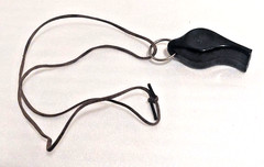 1960s Pro 66 Whistle Black Light Lucite Cork Ball Professional Vintage MCM