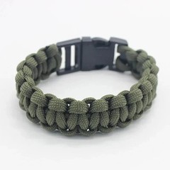23cm Seven Core Paracord Survival Bracelet Outdoor Emergency EDC Camping Rope Gr