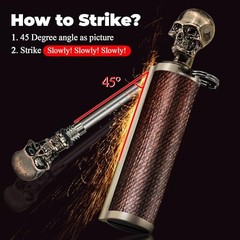 Matchstick, Permanent Match Strike Set 10000 Times, Emergency fire Dead Skull
