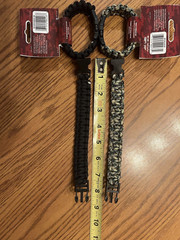 Survival Bracelet SECURELINE NWT MEDIUM 9″ Lot of 3 Black or Multi Unisex