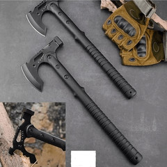 55-57HRC Steel Outdoor Multifunction Survival Hammer Axe Emergency Camping Hiking