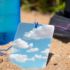 Compact Emergency Survival Mirror | for Camping