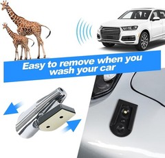 4pcs Deer Warning Whistles Device for Car, Anti-Deer-Ultrasonic-Whistle, Save An
