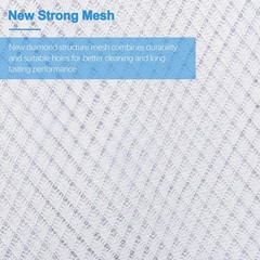 GOGOODA Mesh Laundry 1*XXL Bag+2*Large Bag+2*Medium Bag+2*Bra Bag, White