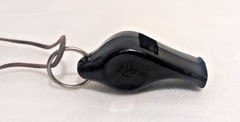 1960s Pro 66 Whistle Black Light Lucite Cork Ball Professional Vintage MCM