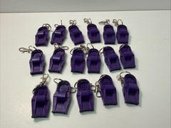 Seventeen (17) Emergency Search-Rescue Whistles 4 Life Saving Survival Kits BSA