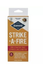 Diamond Strike-A-Fire Starter Match Sticks Firestarter Logs 12min. Burn