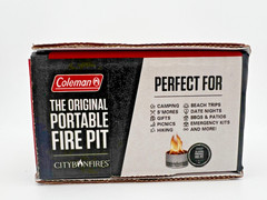 Coleman City Bonfires Portable Fire Pit – Fire, Smores, Emergency Prep, Camping