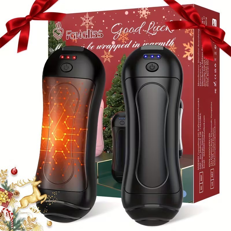 🔥🔥Hand Warmers Rechargeable 2 Pack,Portable Pocket Heater, Gifts for Christmas