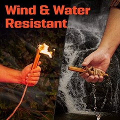 All-in-One Flint Steel Fire Starter Kit – Ferro Rod, Waterproof Tinder Wick Rope