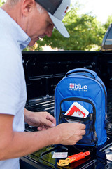 Blue Coolers Blue Seventy-Two | 72 Hour Emergency Backpack Survival Kits for 1 P