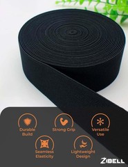 Elastic Bands for Sewing White 1 Inch Wide (25mm) 11 1 Inch, Black,