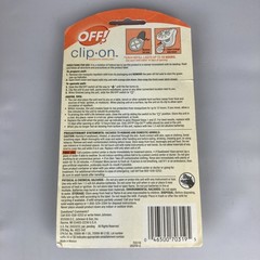 Off! Clip-on Fan Circulating Mosquito Repellent With Refills New Sealed