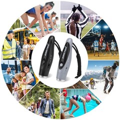 Electronic Whistles 2 Pack, Handheld 3 Tones High Volume Electric Whistles wi…