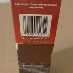 Diamond Extra Thick Long Reach Matches 75 Pack Longer Burn Time Strike-on-Box