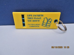 Safety Whistle Keychain Promoting Water Safety