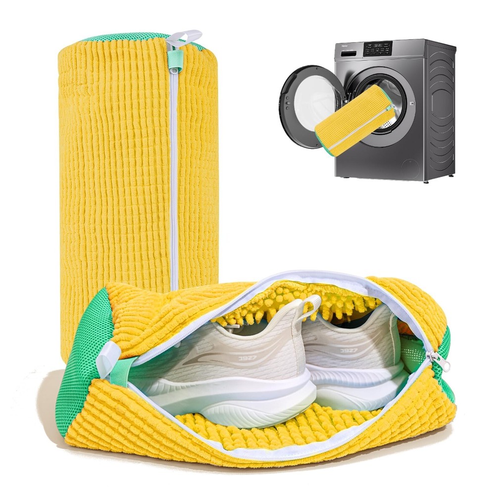 Shoe Washing Machine Bag: Laundry Shoe Bag for Washer and Dryer – 2pc Reusabl…
