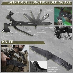Gifts for Men Dad Husband Boyfriend Him, Survival Kits, 14 in 1 Survival Gear Ca