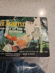 Vintage Coghlan’s Mini Hammock Boats Camping Nylon Old New Stock
