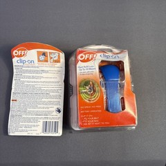 Off! Clip-on Fan Circulated Mosquito Repellent w/ Refill New