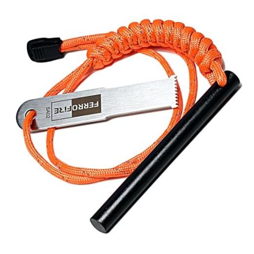 FS384 Classic Ferro Rod Fire Starter – 3/8 Inch Classic Fs384 15,000+ Strikes